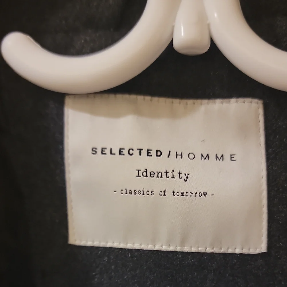 Selected/Homme Identity Charcoal Peacoat for Men - Picture 3 of 5